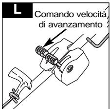 L Comando velocità di avanzamento