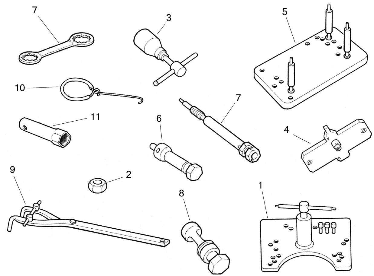 HUSQVARNA SM 400-450 R - DOTATION D'OUTILS - 2