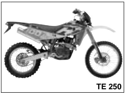 HUSQVARNA SM 400-450 R - NOTES FOR "AUS" MODEL - 1