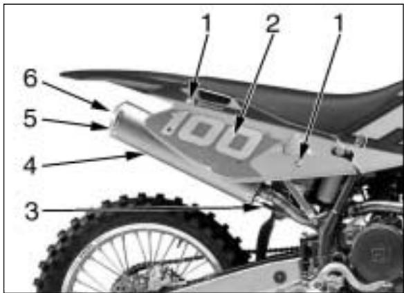 HUSQVARNA SM 400-450 R - "SPARK ARRESTER" MAINTENANCE AND CLEANOUT INSTRUCTIONS - 1