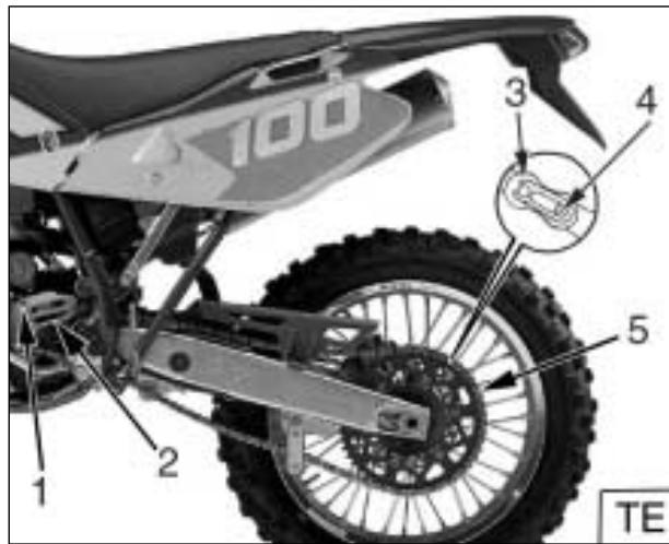 HUSQVARNA SM 400-450 R - CONTROLE USURE CHAINE, PIGNON ET COURONNE - 3