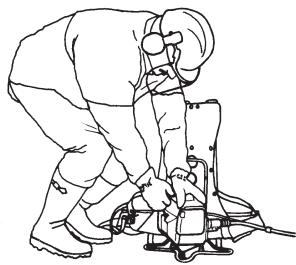 HUSQVARNA 240RBD - Démarrage - 2