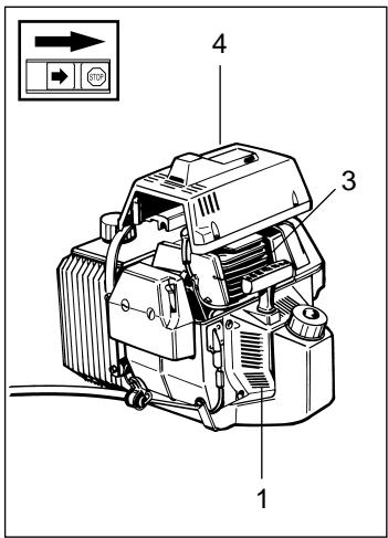HUSQVARNA 250PS - Nettoyage du manche - 1