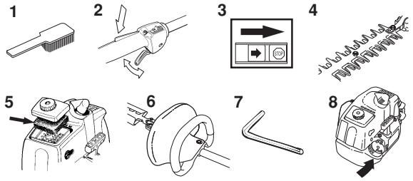 HUSQVARNA 325HDA55 X - Entretien quotidien - 1