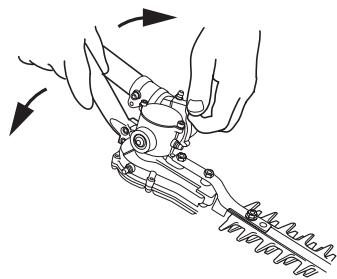 HUSQVARNA 325HDA55 X - Modification de l'angle du taille-haie - 2