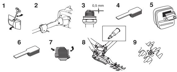HUSQVARNA 325HDA55 X - Entretien hebdomadaire - 1