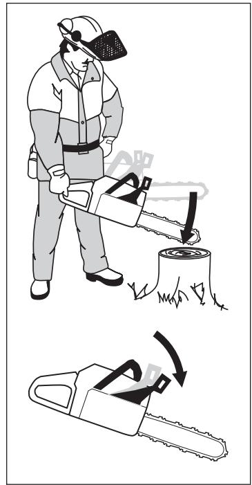 HUSQVARNA 346XP - Contrôle de la fonction d'inertia - 2