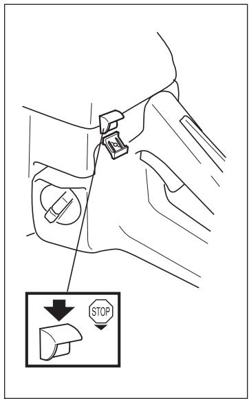 HUSQVARNA 346XP - Bouton d'arrêt - 1
