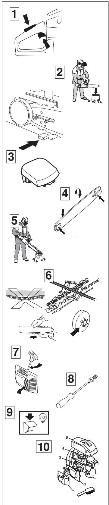 HUSQVARNA 346XP - Entretien quotidien - 1