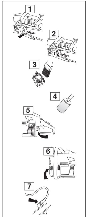 HUSQVARNA 346XP - Entretien mensuel - 1
