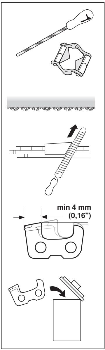 HUSQVARNA 346XP - B Affutage de la dent - 2