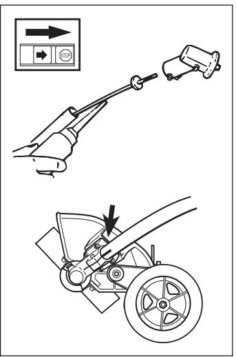 HUSQVARNA ACCESSOIRE TRANCHE-BORDURE - Lubricating the flexible drive axle - 1
