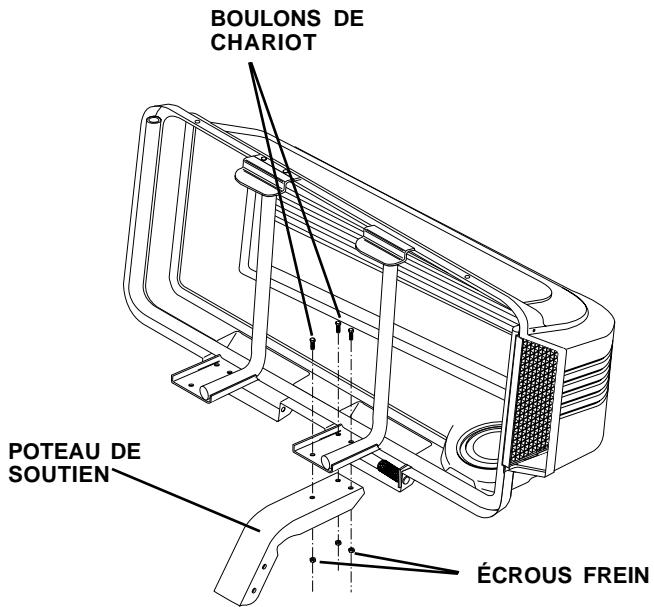HUSQVARNA C342B - POTEAU DE SOUTIEN (Voyez la Fig. 3) - 2