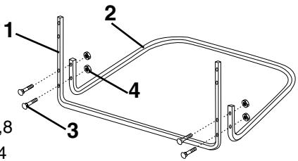 HUSQVARNA CT150 - F Assemblage des composants du collecteur - 5