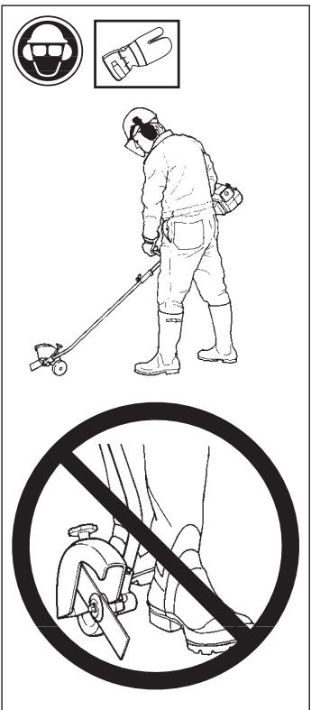 HUSQVARNA EDGER - Consignes de sécurité pendant le travail - 1