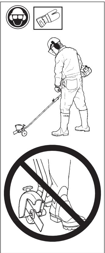 HUSQVARNA EDGER - Safety instruction while working - 1