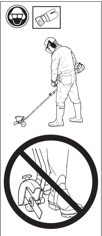 HUSQVARNA EDGER - Sicherheitsvorschriften während der Arbeit - 1