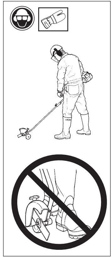 HUSQVARNA EDGER - Instrucciones de seguridad durante el trabajo - 1