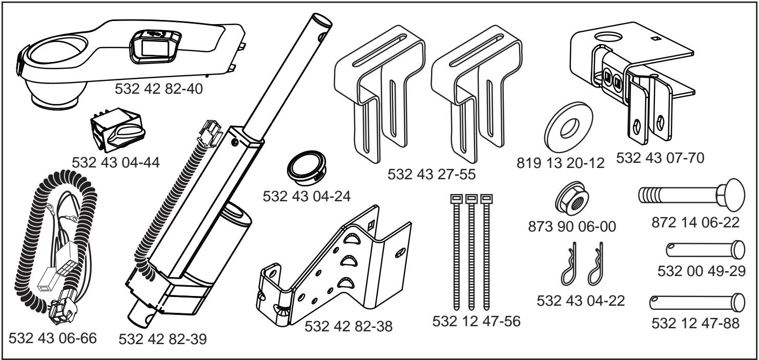 HUSQVARNA ELECTRIC DUMP SYSTEM KIT - OUTILS NÉCESSAIRES POUR LE MONTAGE - 1