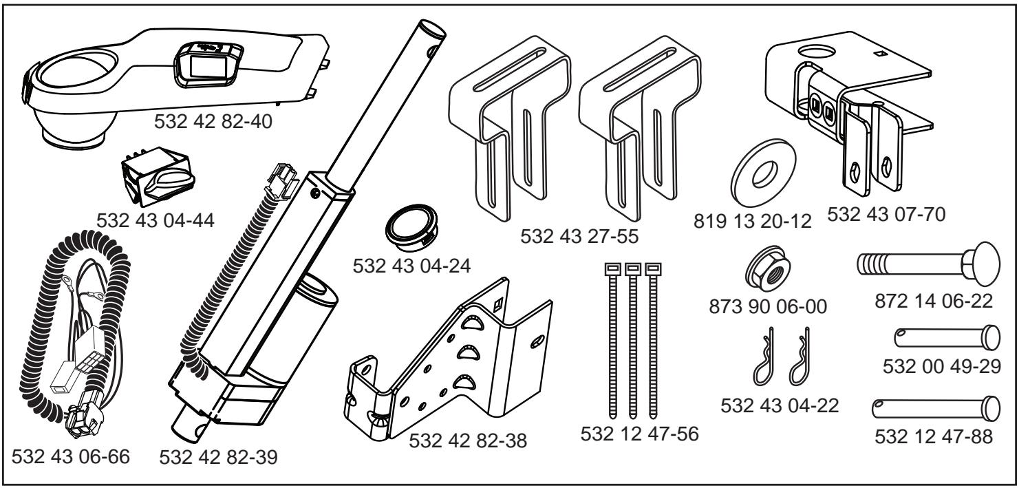 HUSQVARNA ELECTRIC DUMP SYSTEM KIT - ERFORDERLICHE MONTAGEWERKZEUGE - 1