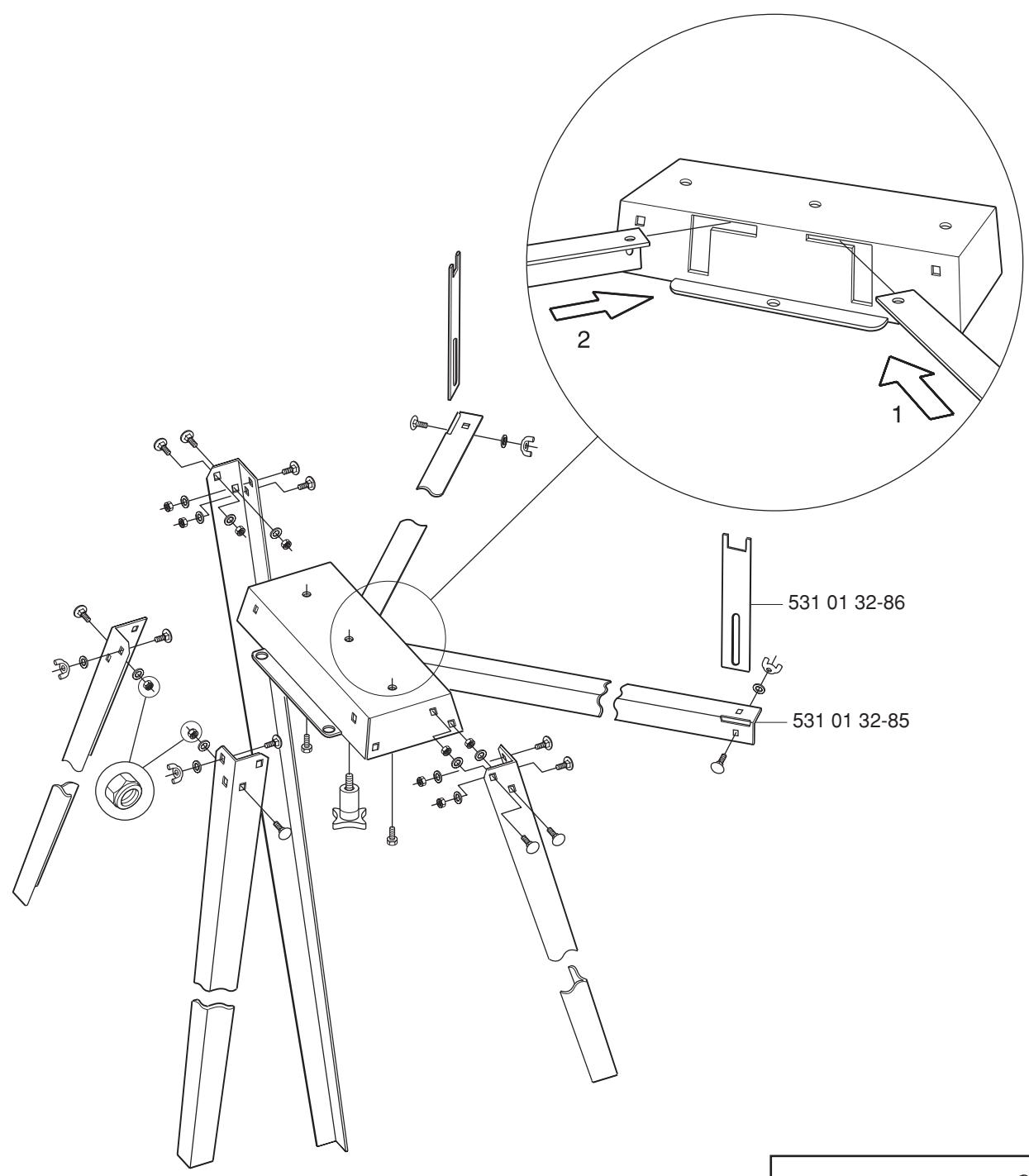 HUSQVARNA GRINDLUX 4000 - Calibres de profilage de la meule - 2