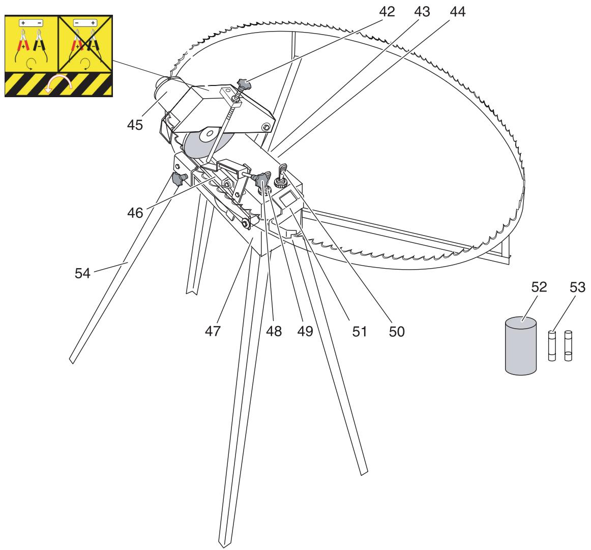 HUSQVARNA GRINDLUX 4000 - Dispositif d'affûtage - 4