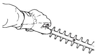 HUSQVARNA HEDGE TRIMMER - Safety instructions after completing work - 2