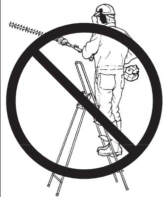 HUSQVARNA HEDGE TRIMMER - Instruções de segurança para os arredores - 1