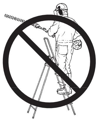 HUSQVARNA HEDGE TRIMMER - Sicherheitsvorschriften für die Umgebung - 1