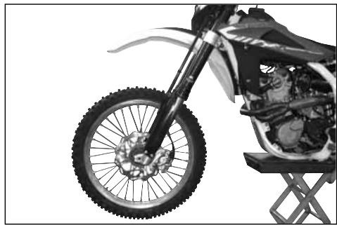 HUSQVARNA HVA TE TC SMR 310 2010 - ABNEHMEN DES VORDERRADS - 1