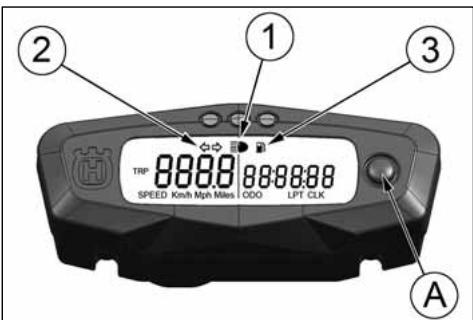 HUSQVARNA HVA TE TC SMR 310 2010 - 1-SPEED (Km/h o mph)/ODO (bild 1) - 1