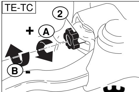 HUSQVARNA HVA TE TC SMR 310 2010 - REGLAGE DU LEVIER DU FREIN AVANT ET CONTROLE DU NIVEAU FLUIDE FREIN AVANT - 5