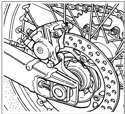 HUSQVARNA HVA WR 250 2006 - NETTOYAGE DU DISQUE - 1
