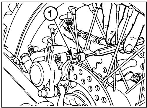 HUSQVARNA HVA WR 250 2006 - MONTAGE DES PASTILLES - 2