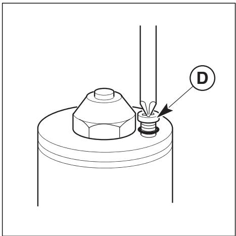 HUSQVARNA HVA WR 250 2006 - REGLAGE FOURCHE AVANT a) COMPRESSION (REGISTRE INFÉRIEUR) - 1