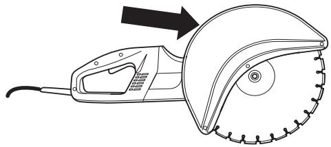 HUSQVARNA K3000 EL - Protection du disque découpeur - 1
