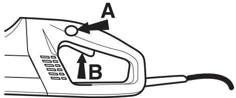HUSQVARNA K3000 EL - Blocage de l'interrupteur - 1