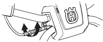 HUSQVARNA LC53E E - Adjusting the clutch wire - 1