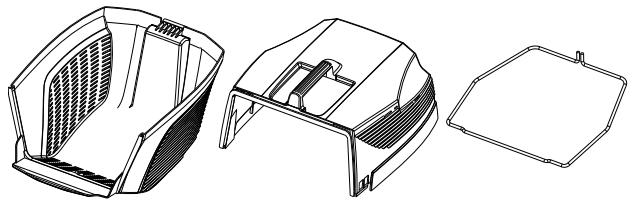 HUSQVARNA LC53E E - Assembly of the catcher (not LB48e) - 1