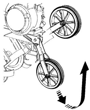 HUSQVARNA T 500RH - Réglage du guidon - 6