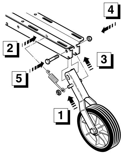 HUSQVARNA T 500RH - Réglage du guidon - 5