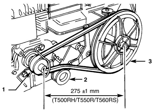 HUSQVARNA T 500RH - Réglage du cable de marche arrière - 2