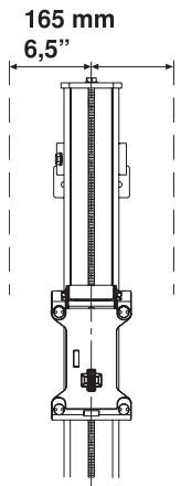 HUSQVARNA WS 462 - Mount wall mountings and rail - 2