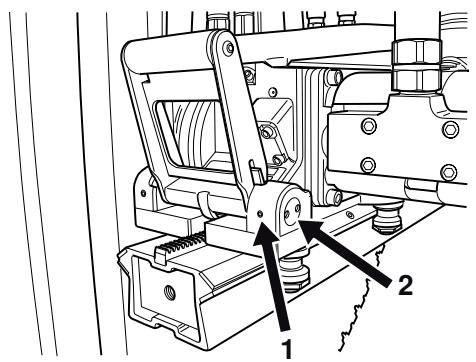 HUSQVARNA WS 462 - Adjust the saw carriage - 1