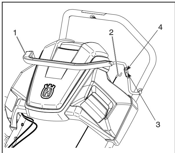 HUSQVARNA 532443089R1 - Réglage du cable de commande - 2