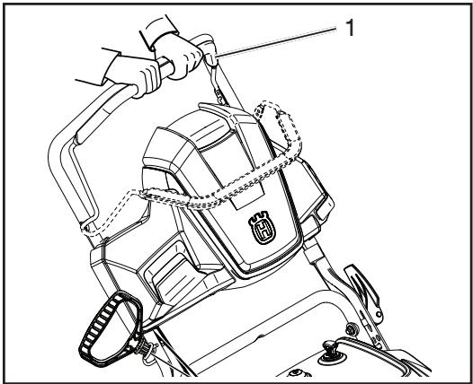 HUSQVARNA 532443089R1 - Embrayage et désembrayage des lames de la vis sans fin - 2