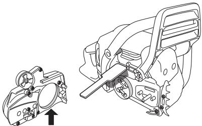 HUSQVARNA CARB III - Control del desgaste de la cinta de freno - 2