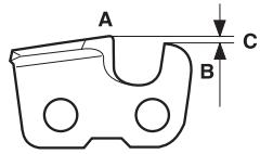 HUSQVARNA CARB III - General advice on adjusting depth gauge setting - 1