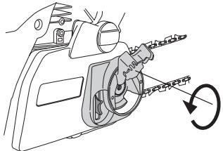 HUSQVARNA CARB III - Tension de la chaine - 12