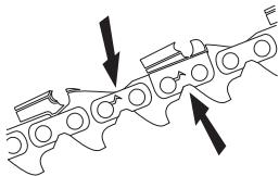 HUSQVARNA CARB III - Contrôle de l'usure de l'équipement de coupe - 3